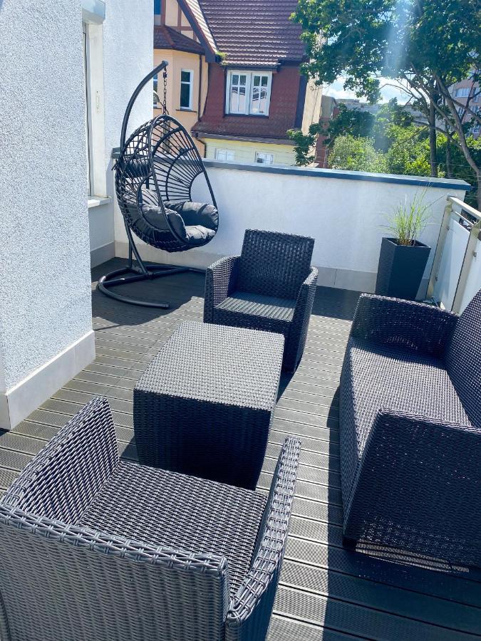 Nowy Apartament Z Duzym Tarasem I Parkingiem Świnoujście  Eksteriør billede